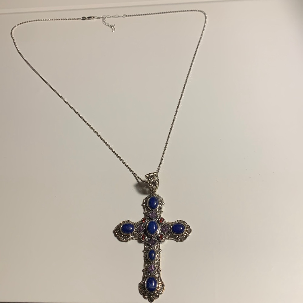 Silver Cross Necklace